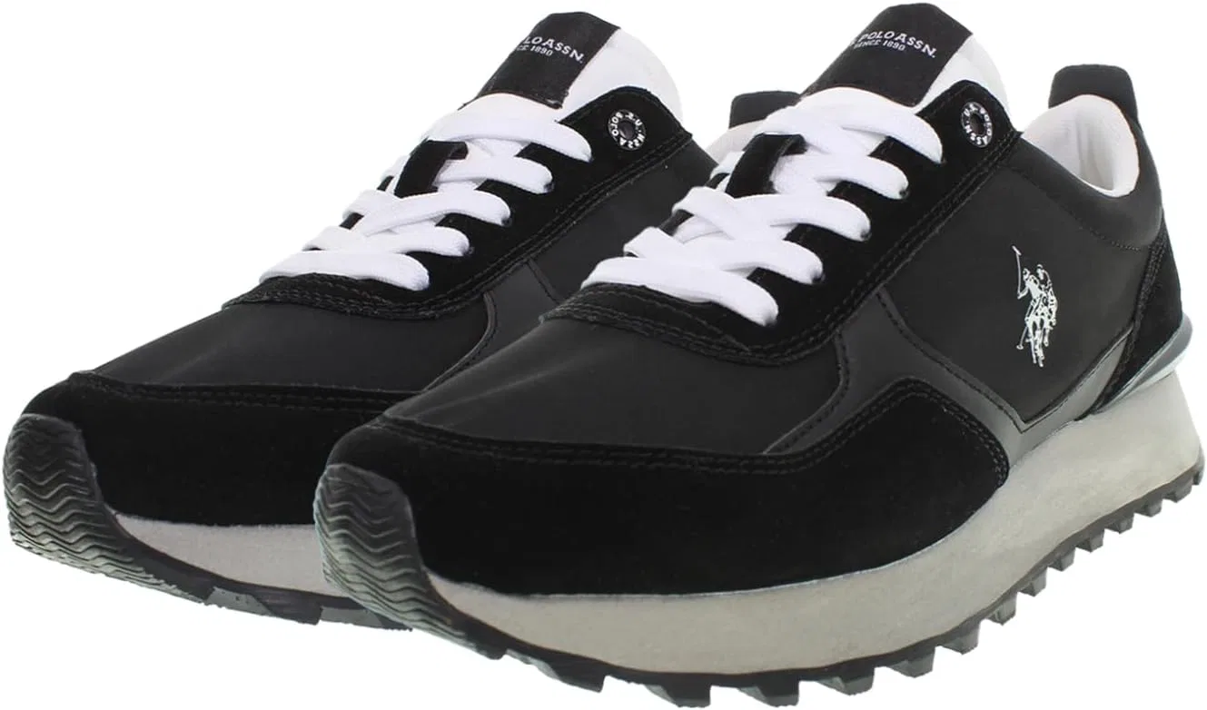 Мужские синтетические кроссовки US Polo Assn. - JASPER001M4HN1 U.S. Polo Assn., Black — фото 3