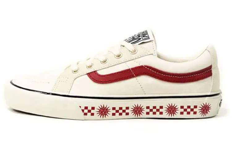 

Кроссовки Vans SK8-Low 'White Red', Белый, Кроссовки Vans SK8-Low 'White Red'