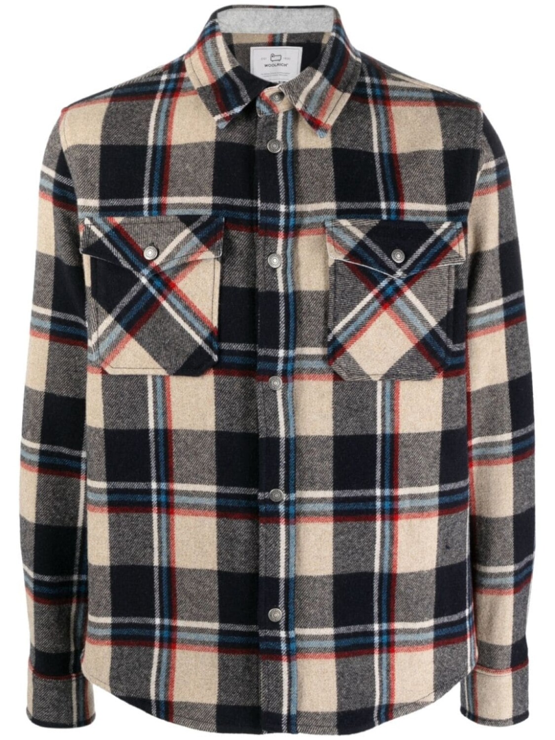 

Woolrich клетчатая рубашка с длинными рукавами, нейтральный цвет