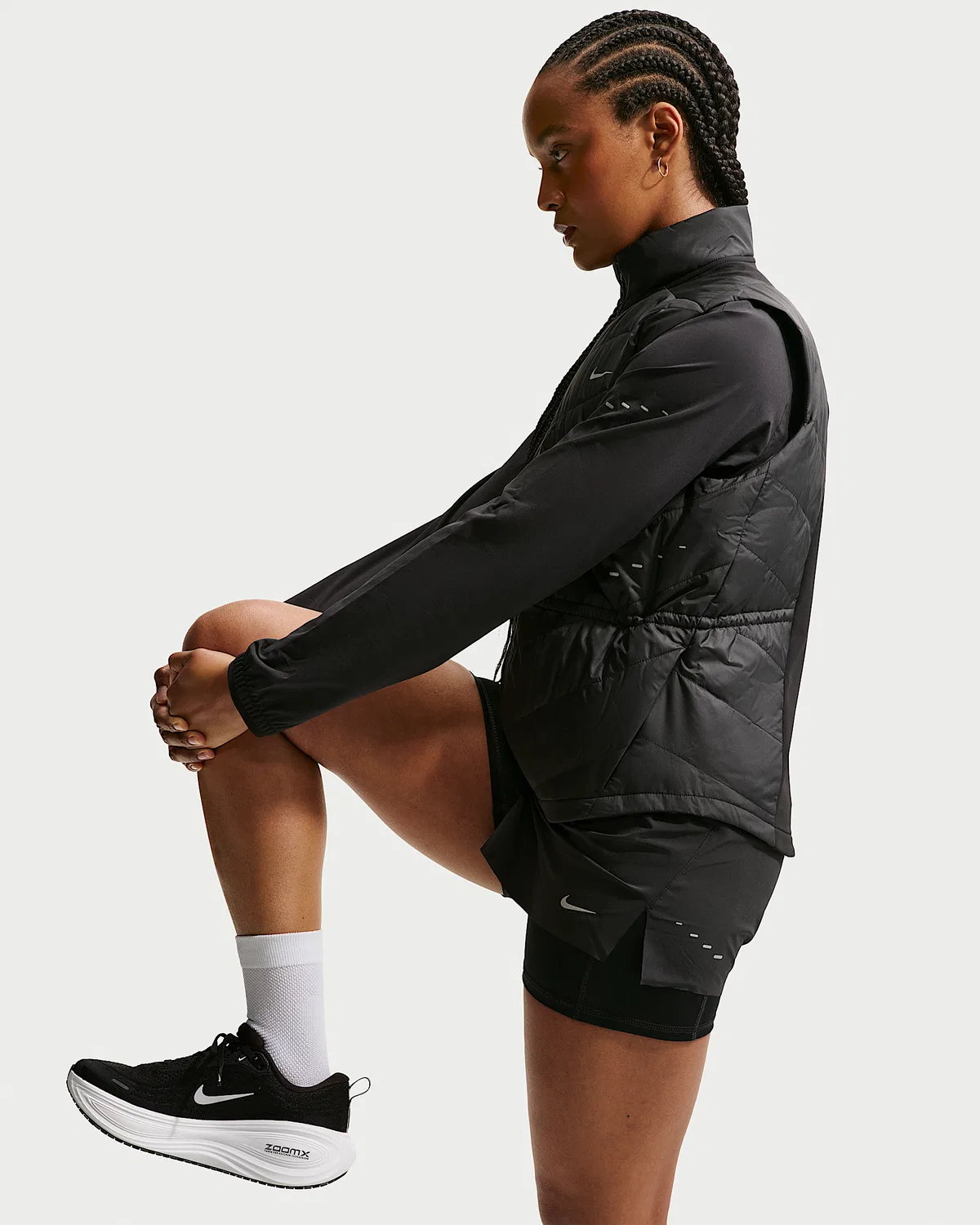 Женский жилет для бега Nike Swift Therma-FIT, Black — фото 3