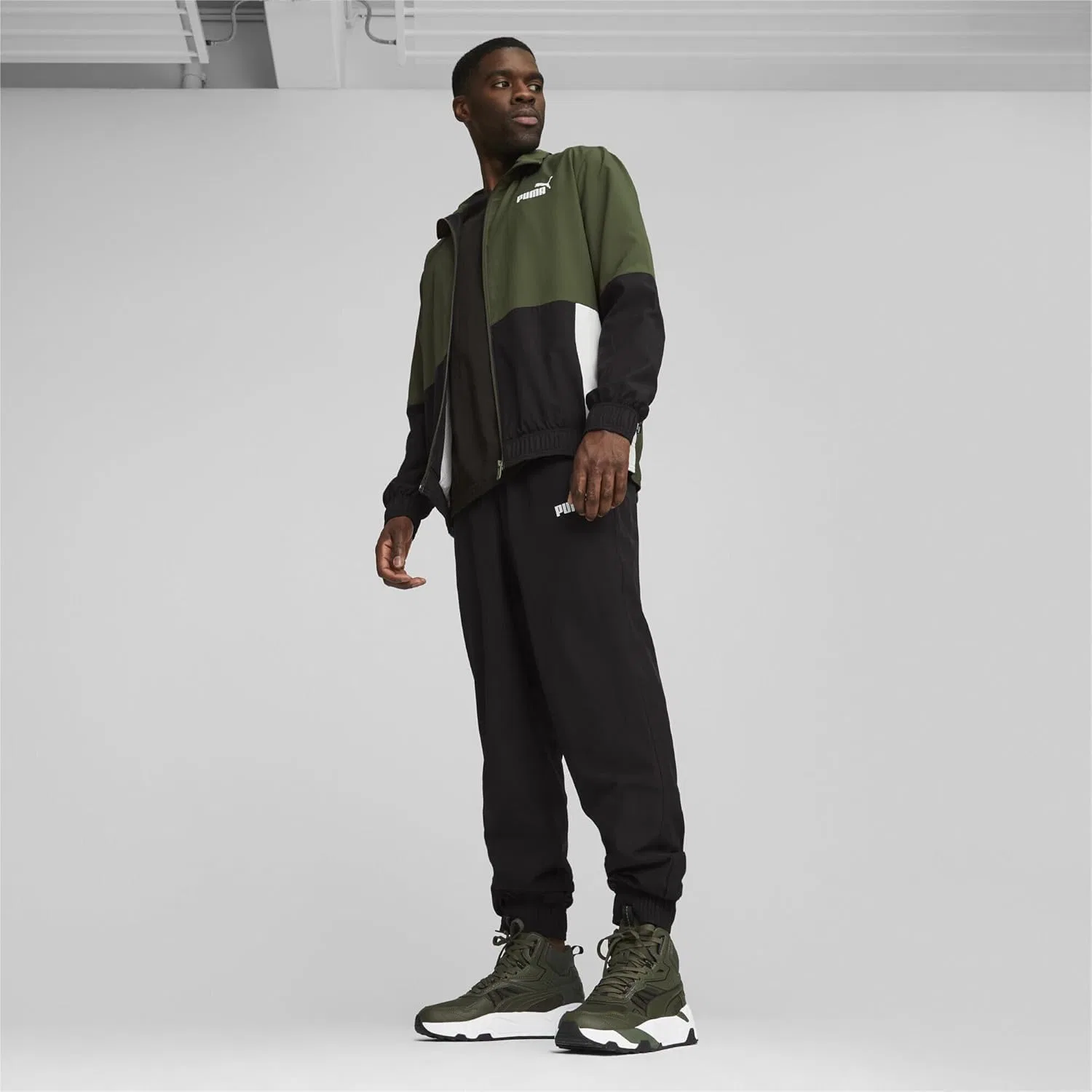 Унисекс кроссовки для легкой атлетики PUMA Trinity Mid Hybrid, Myrtle Myrtle Puma Black — фото 3