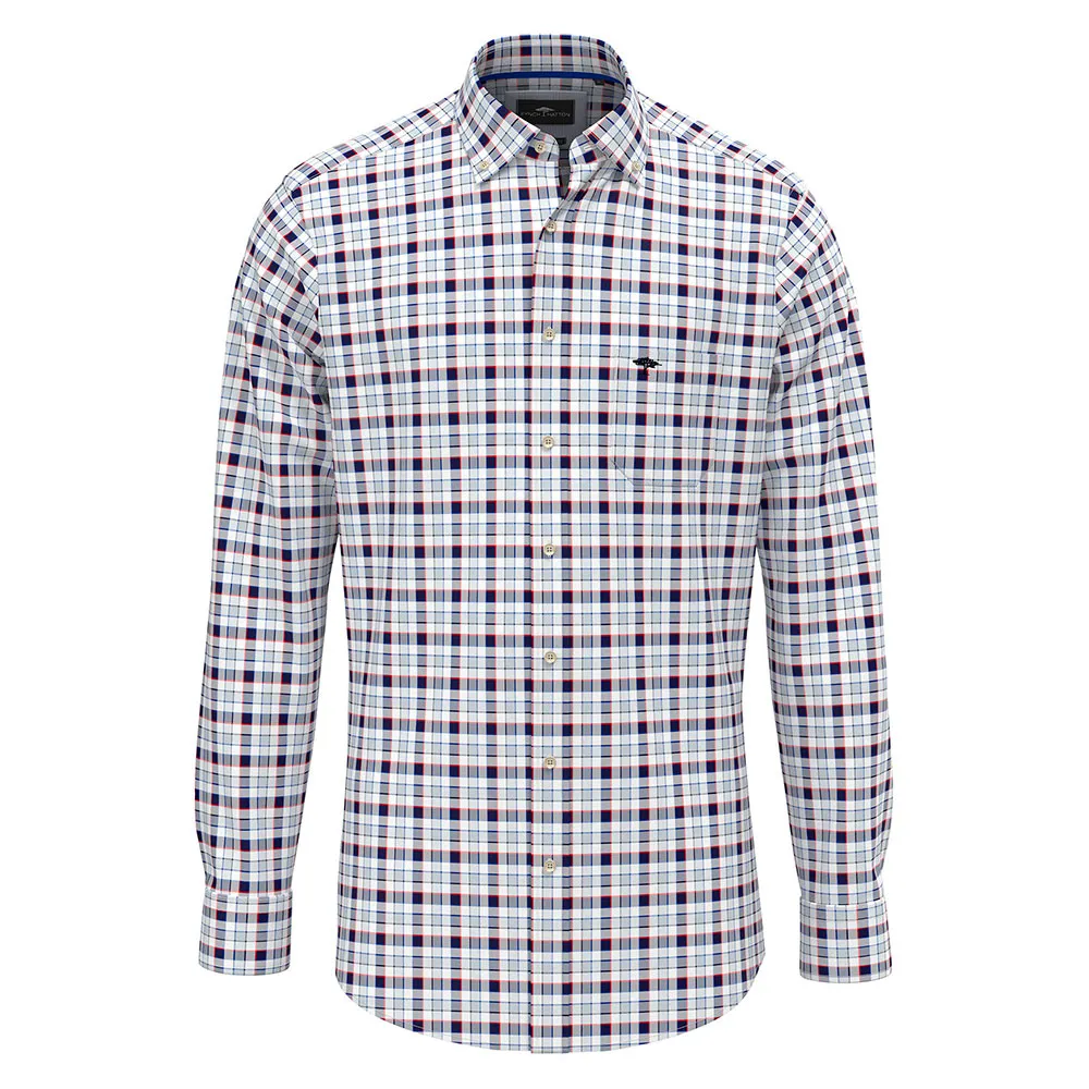 

Рубашка Fynch Hatton Classic Combi Check, серый