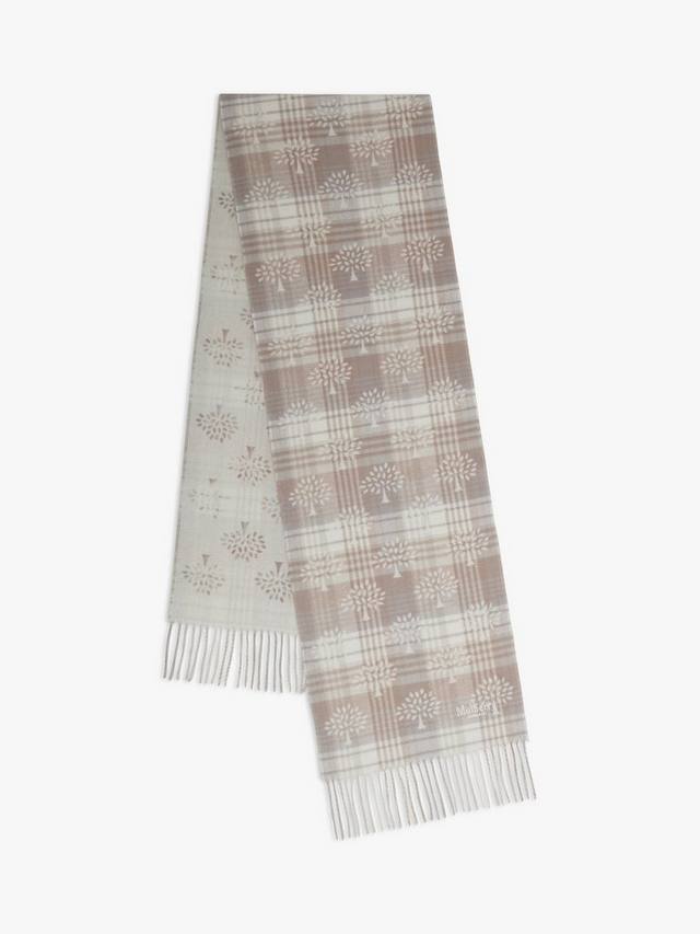 

Шарф Heritage Check & Tree из мериносовой шерсти Mulberry, Maple