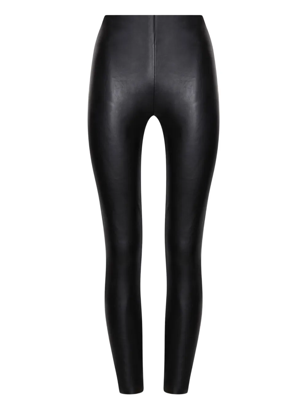 

Леггинсы с кожаными вставками Wolford, черный