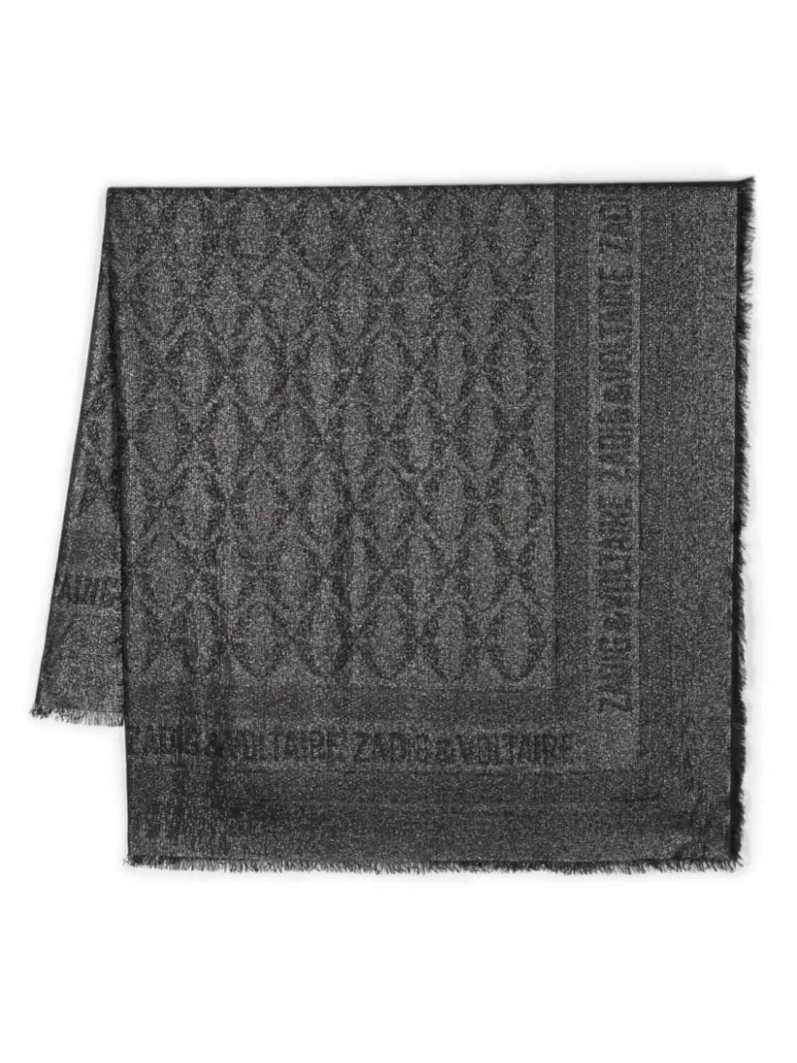 

Жаккардовый шарф Glenn Zadig&Voltaire, черный