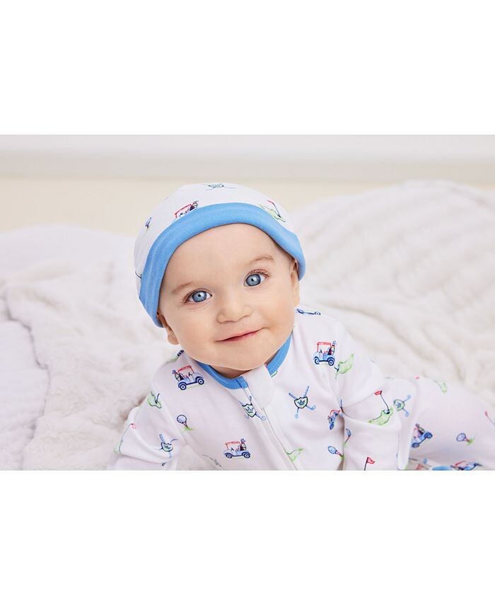 Комбинезон для гольфа для мальчиков с шапкой, комплект из 2 предметов Little Me, белый — фото 2