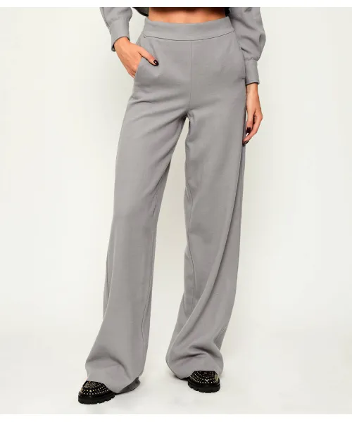 

Шерстяные брюки Cirilla Flare fit Marella, серый