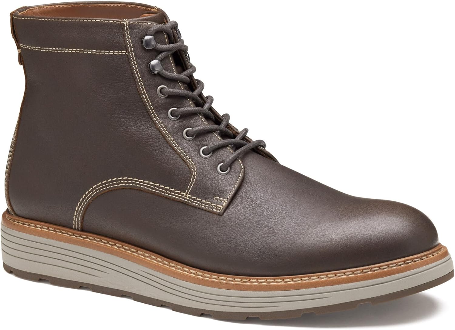 

Мужские ботинки Johnston Murphy Upton Lug с гладким носком на шнуровке Johnston & Murphy, коричневый