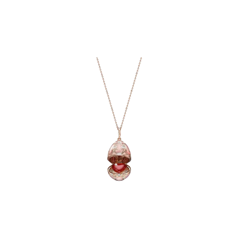 

Яйцо fabergé heritage, сердце из розового золота, бриллианты и розовая гильошированная эмаль - 1151fp2131 FABERGÉ