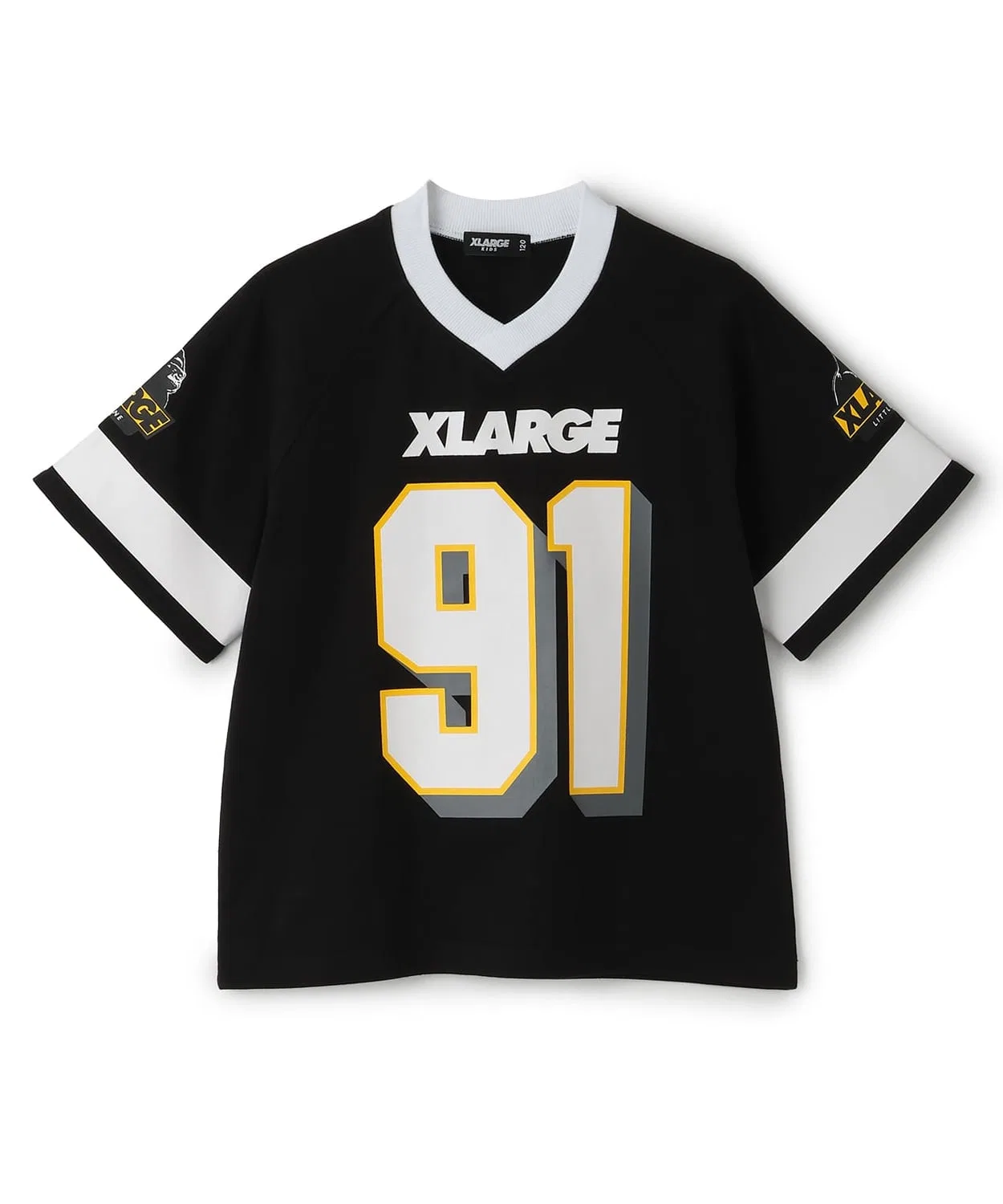 Детская футболка OG XLARGE KIDS с надписью чёрная