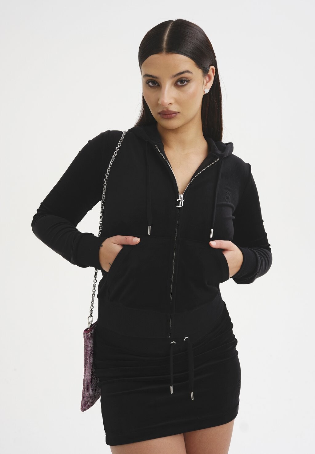 

Мини-юбка Juicy Couture, черный