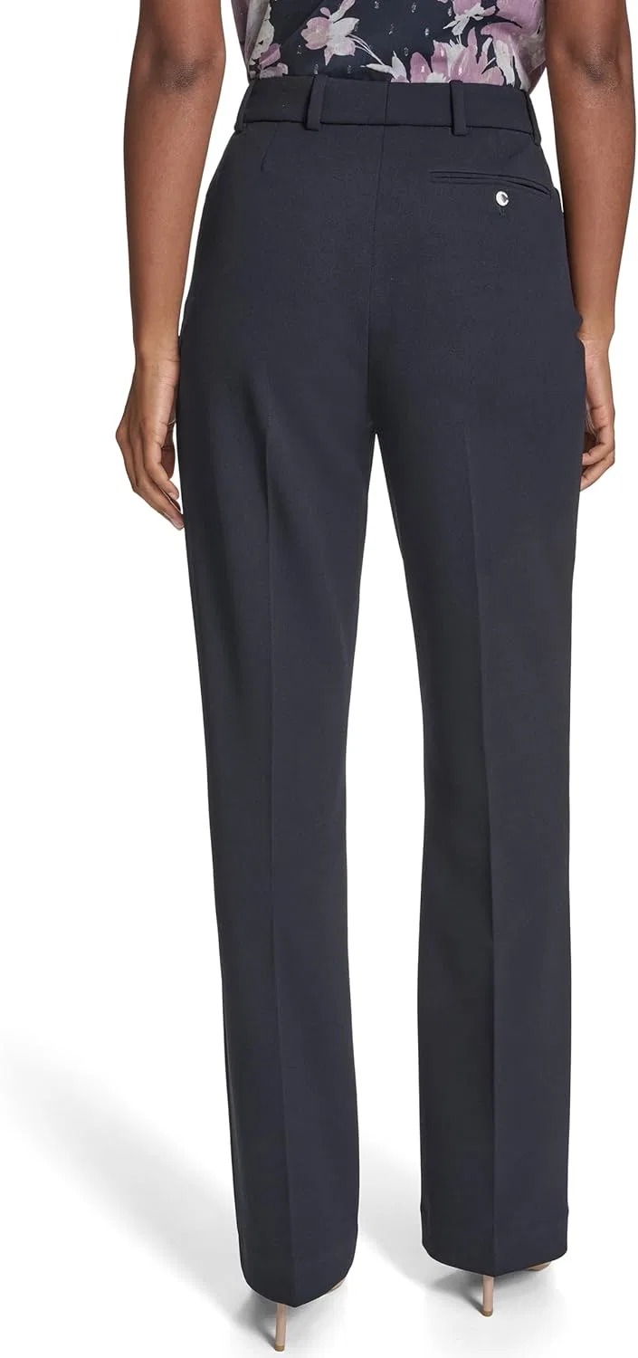 Женские классические брюки прямого кроя Calvin Klein Lux Suit Pant — фото 4