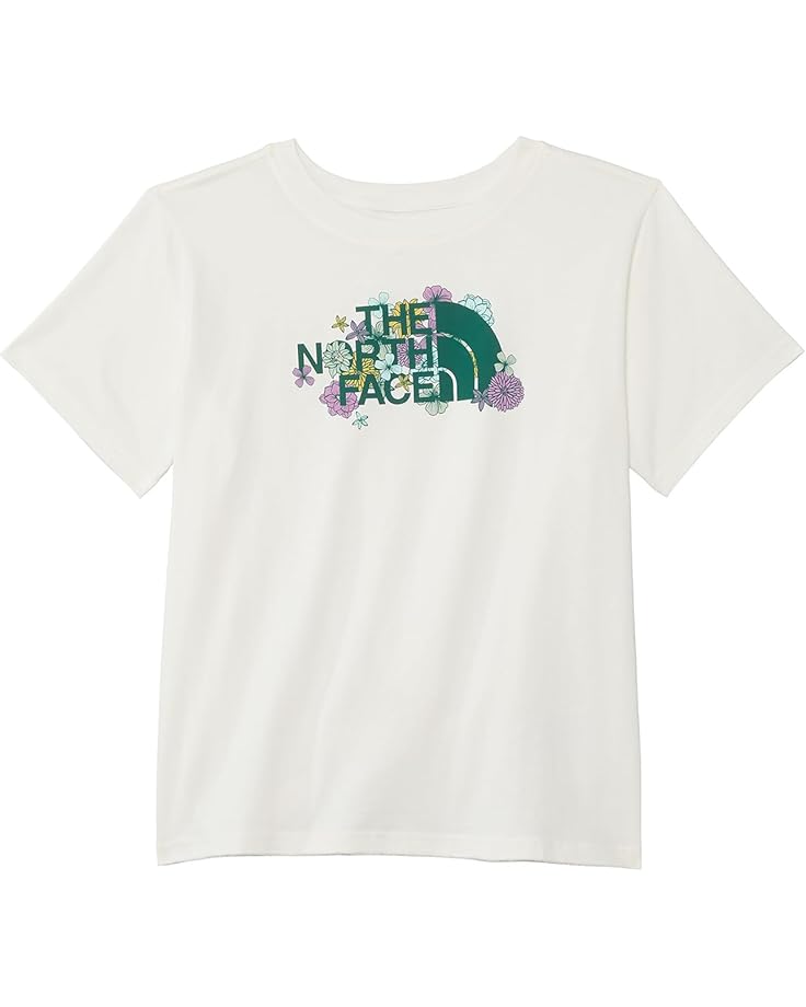 

Футболка The North Face Kids Short Sleeve Graphic Tee, цвет White Dune/Mineral Purple Maze Floral Print