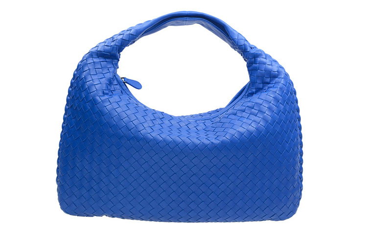 

Bottega Veneta Шоппер из овчины, женская сумка, синий