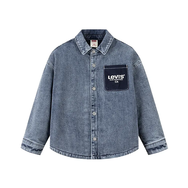 Детская утепленная куртка с отложным воротником Levis, Berbank