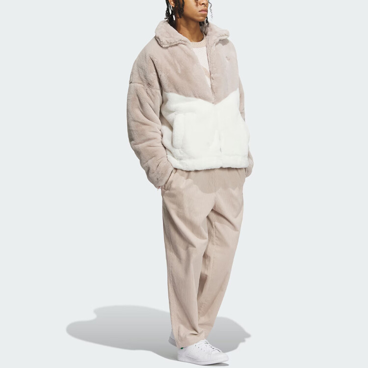 Куртка унисекс серо-коричневый Adidas Originals, коричневый — фото 4