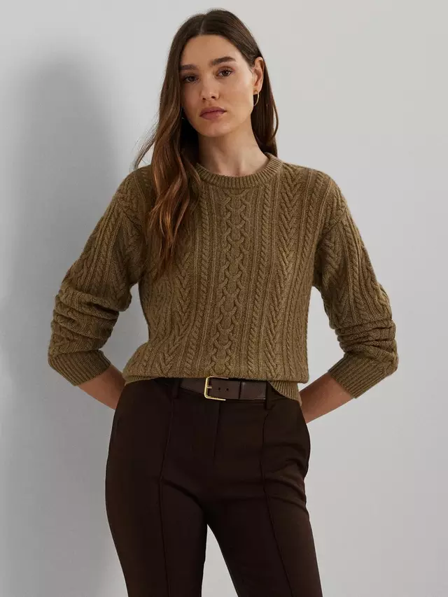 

Джемпер Ralph Lauren Lauren Ralph Lauren Sayla Cable Knit Wool Cashmere