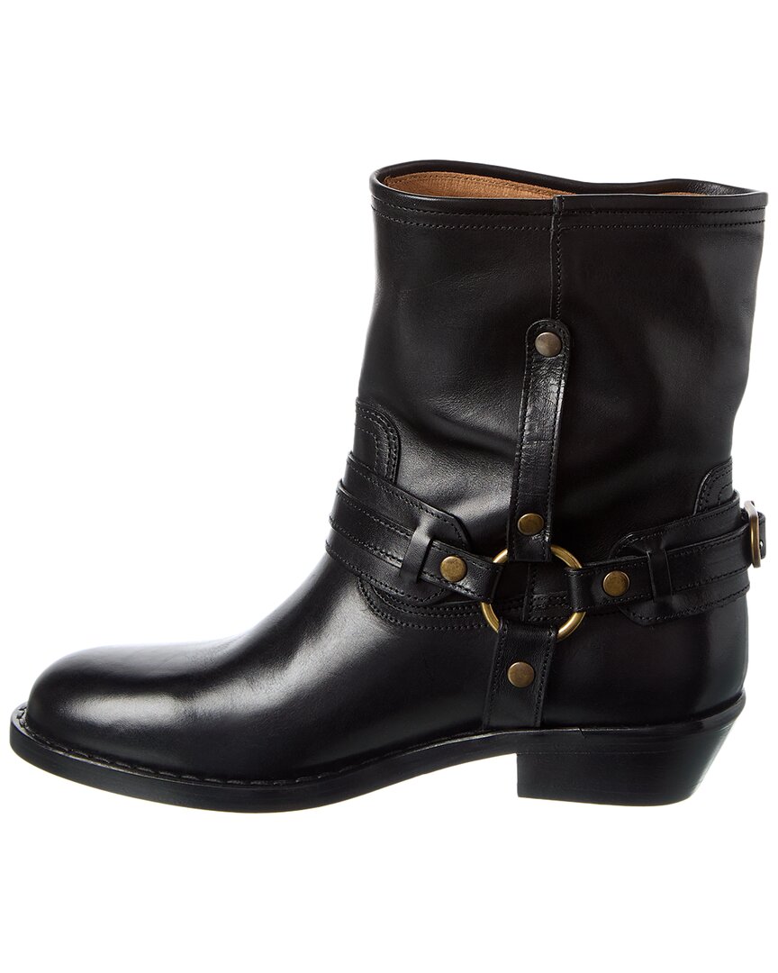 Ботинки Isabel Marant из кожи, черный — фото 2