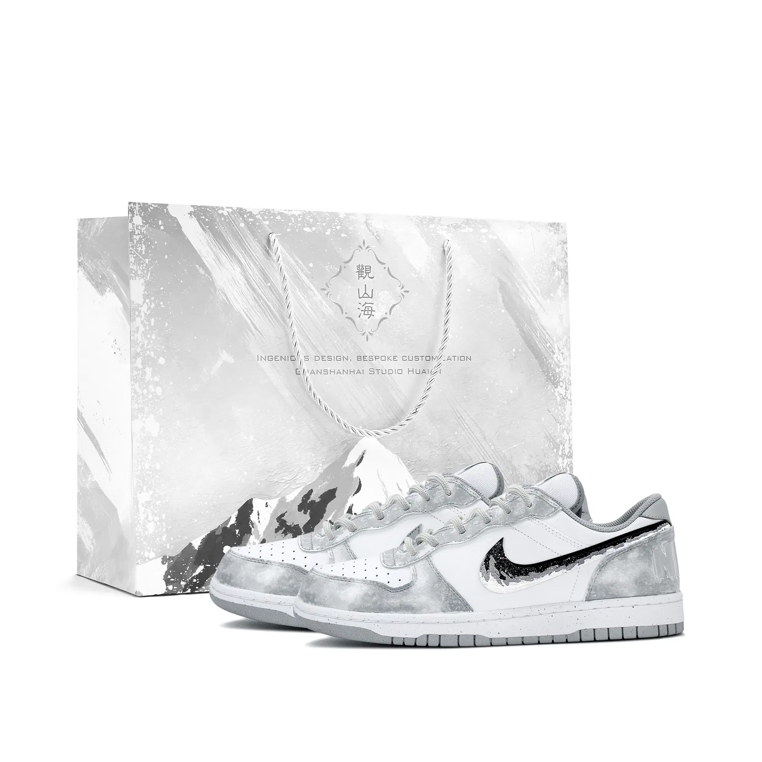 Кроссовки Nike Big Low серые