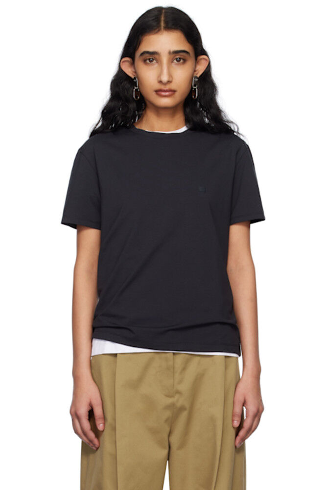 

Черная футболка обычного кроя Acne Studios