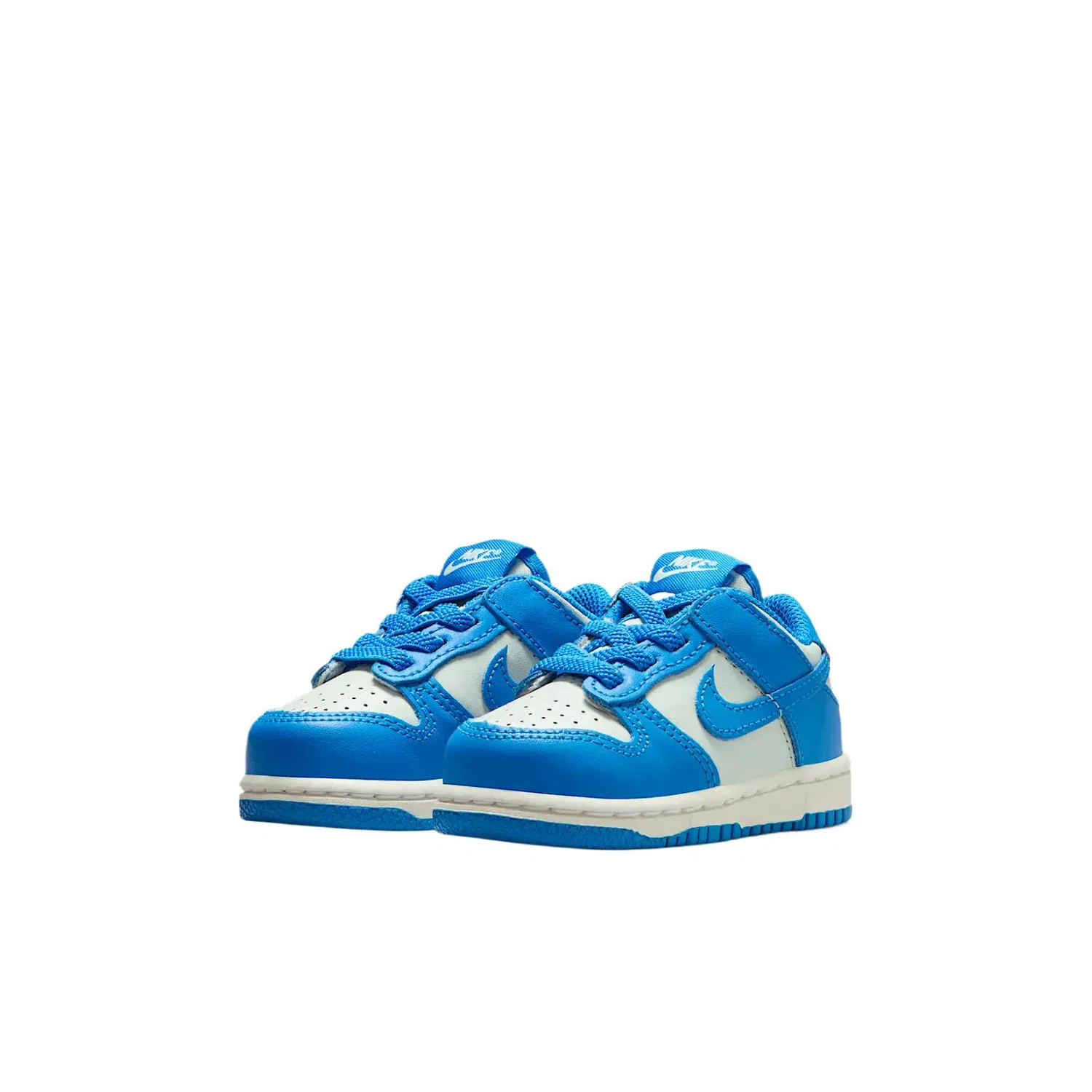 Кроссовки Dunk Leather для малышей, синие Nike, Blue — фото 3