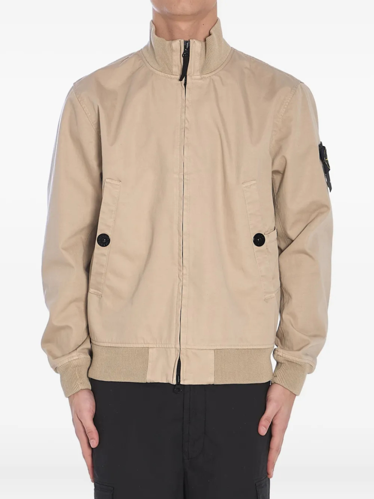 

Куртка-бомбер с значком компаса Stone Island, нейтральный