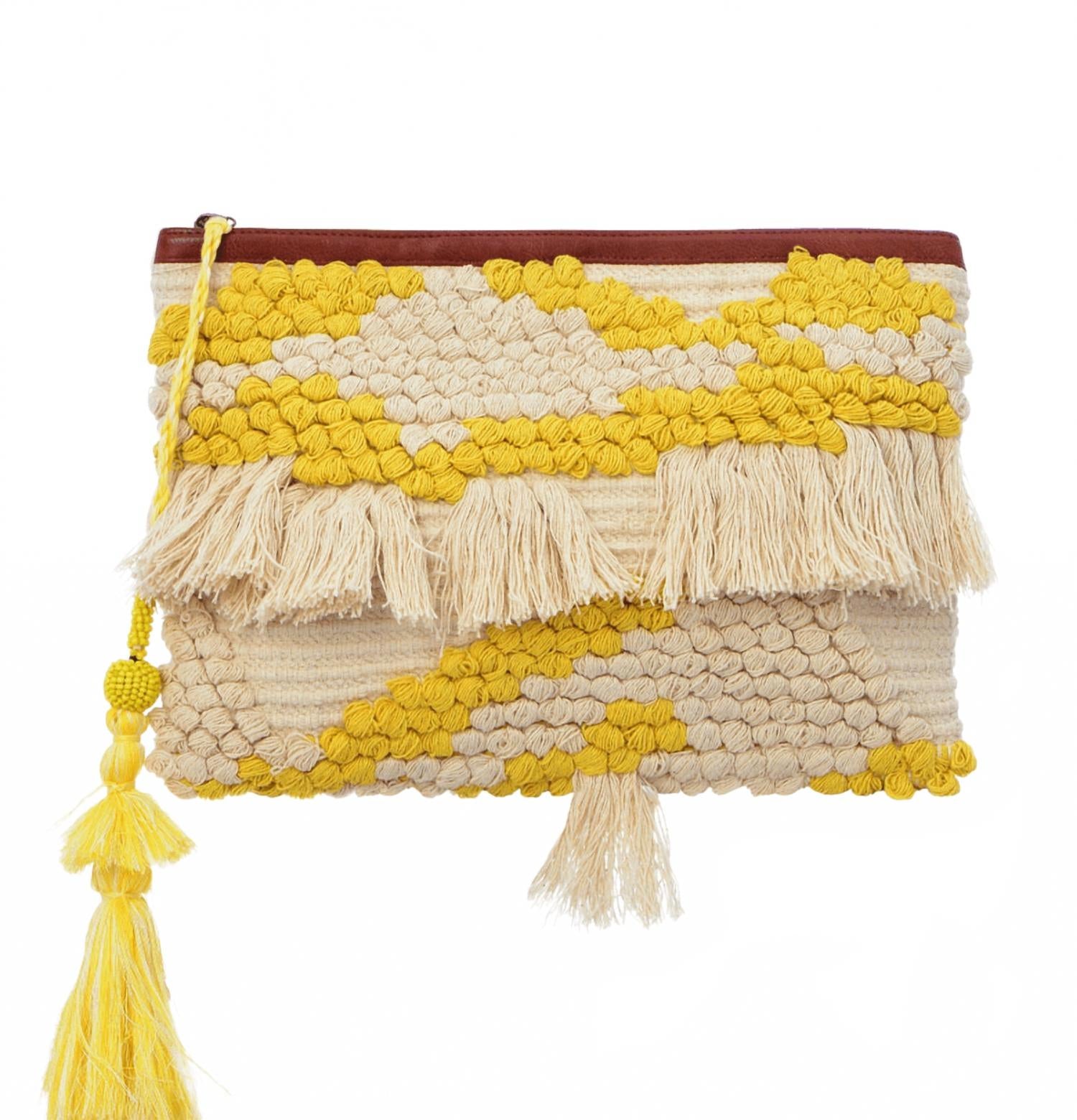 

Майорка клатч в лаймово-желтом цвете Guadalupe Design