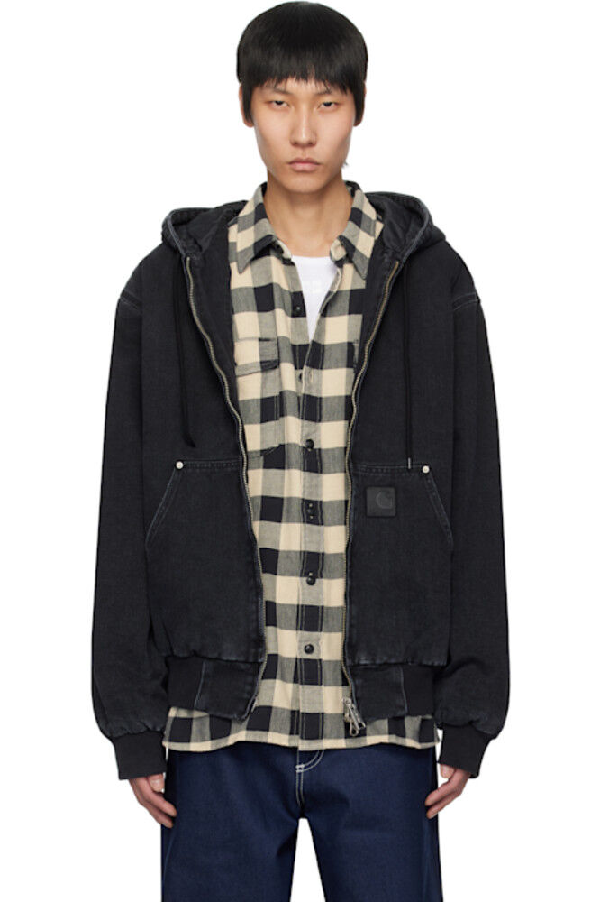 

Джинсовая куртка OG Active Rivet Carhartt Work In Progress, черный