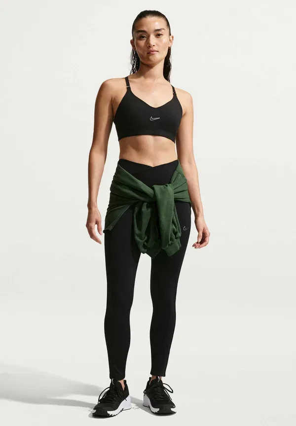 Спортивный бюстгальтер Nike Performance W nk df indy gls light support sports bra, черный — фото 2