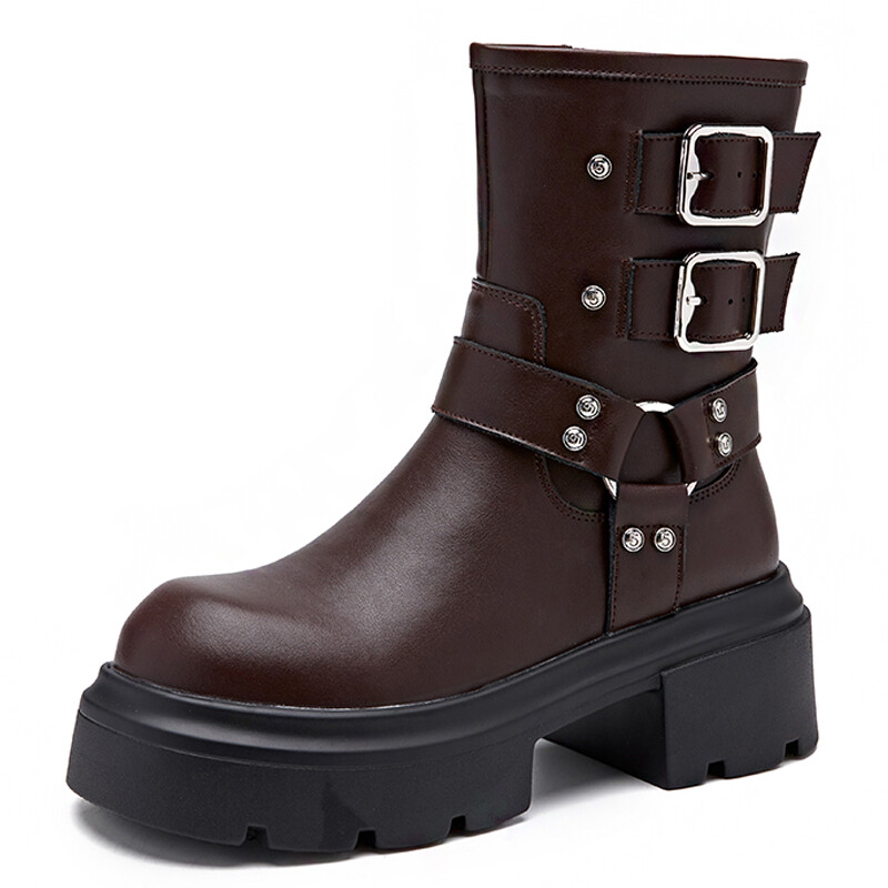 

Ботинки Martin Boot женские Baibianzhiheren, черный
