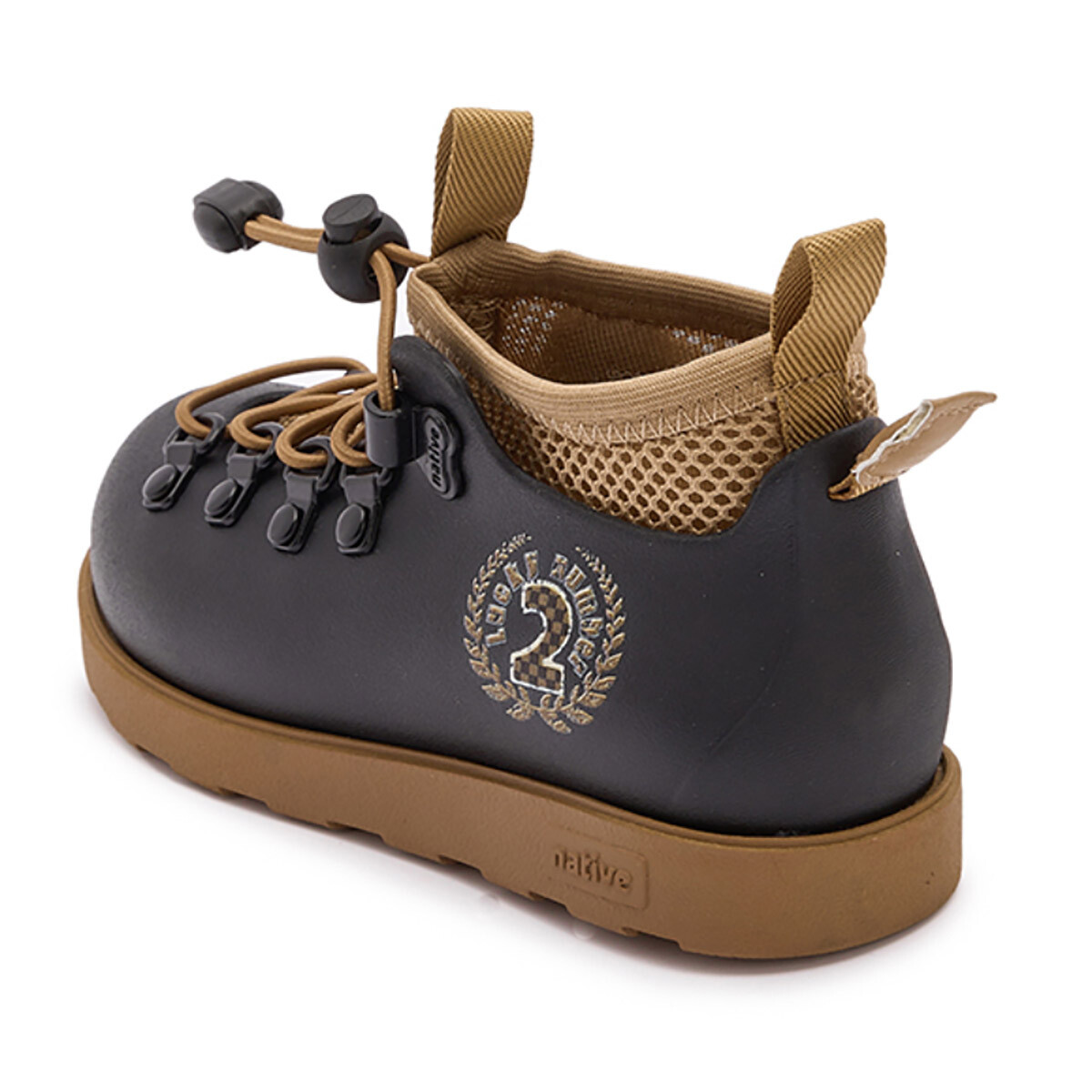 Fitzsimmons Kids Boots Kids Черный|счастливый номер|оливковый коричневый Native Shoes, черный — фото 4