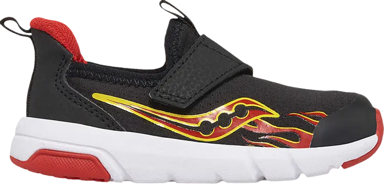 

Кроссовки Breeze Slip-On Little Kid 'Flames', черный