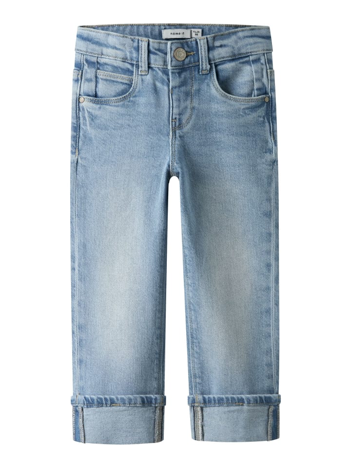 

Name it Джинсы NMFROSE STRAIGHT FOLD JEANS 4224-AZ, светло-голубой деним