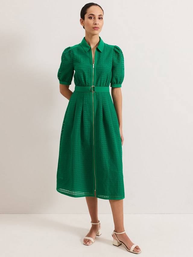 

Текстурированное платье Carey Phase Eight, Green