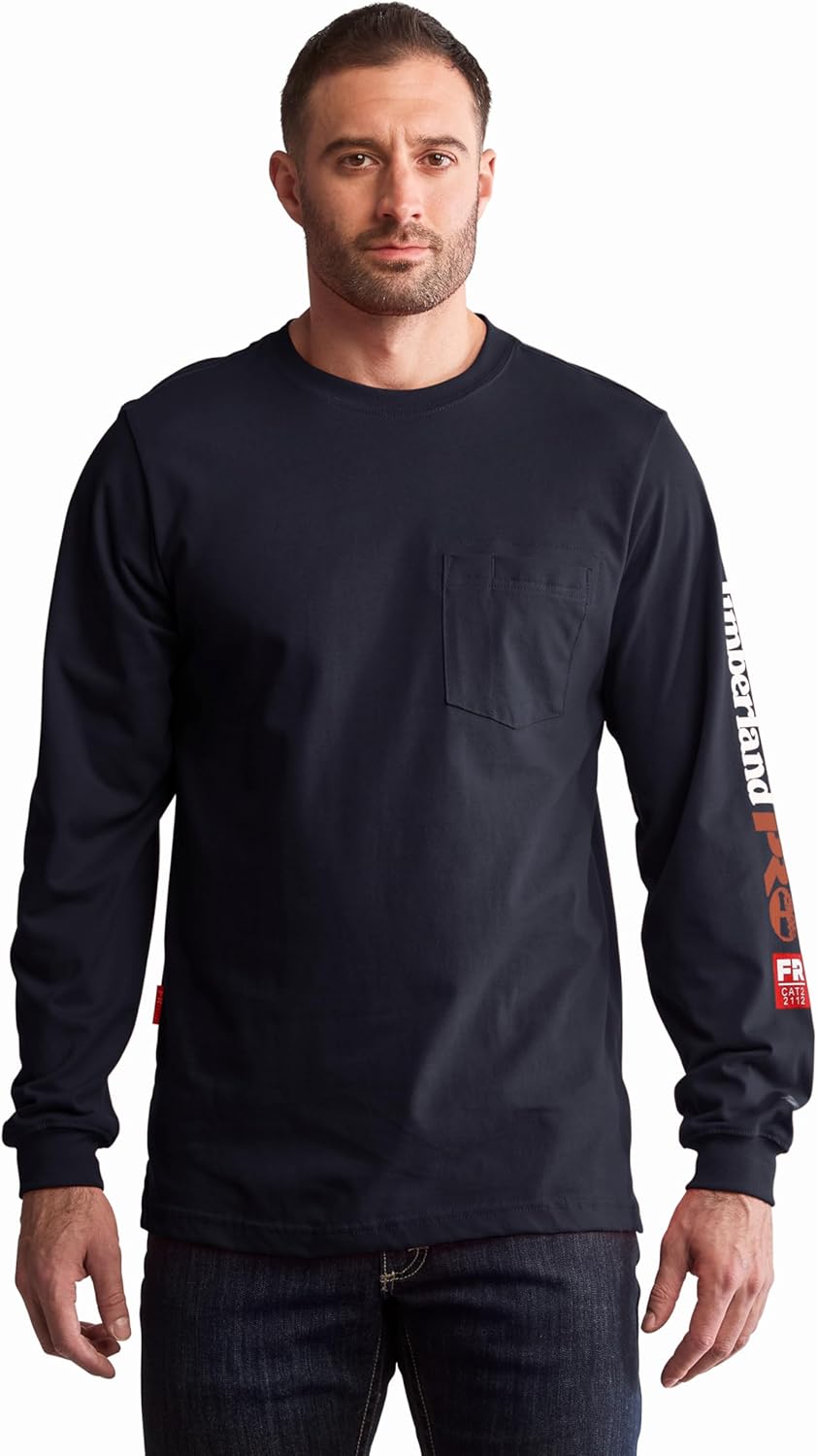 

Timberland PRO мужская A1V8D огнестойкая хлопковая футболка с карманом и логотипом, Black, Черный, Timberland PRO мужская A1V8D огнестойкая хлопковая футболка с карманом и логотипом, Black