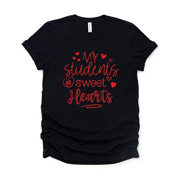 

Футболка с принтом My students are sweet hearts Simply Sage Market, Black, Черный, Футболка с принтом My students are sweet hearts Simply Sage Market, Black