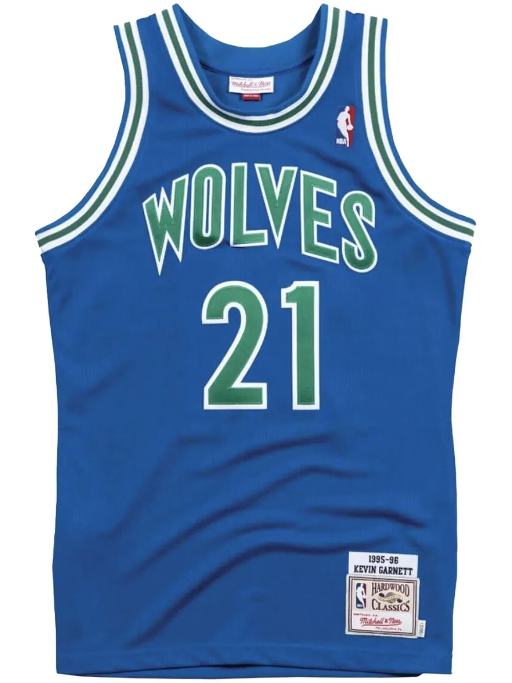 

Топ NBA Minnesota Timberwolves 1995 Kevin Garnett Authentic Mitchell & Ness, синий