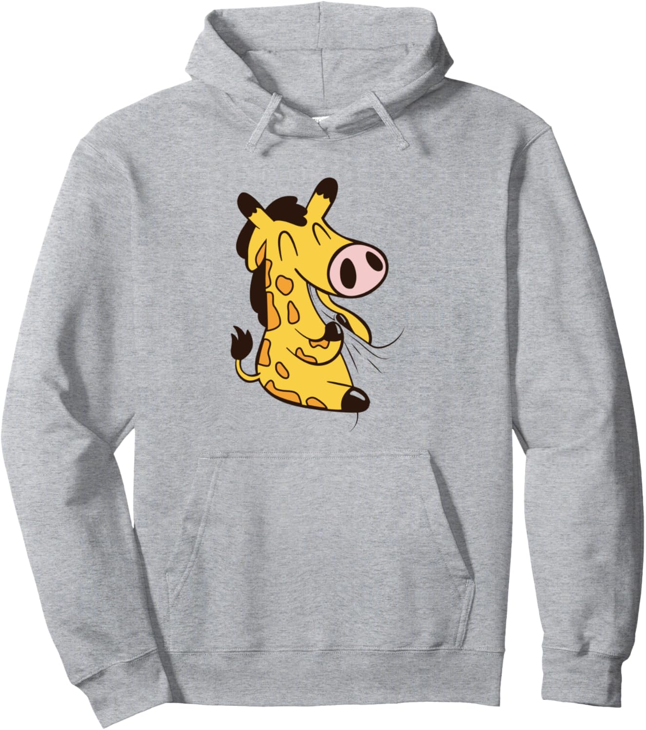 

Африканский зоопарк Зоопарк Милый жираф Закуска Жираф Толстовка Funny Giraffe Gift Ideas Giraffe, серый