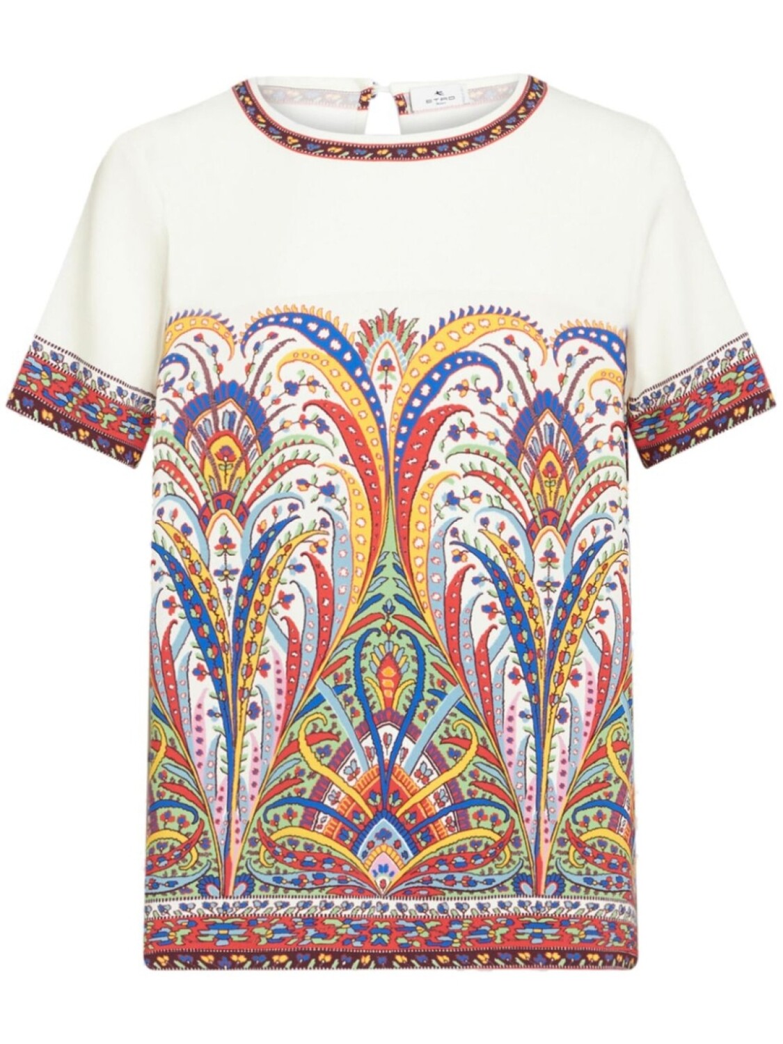 

ETRO футболка с принтом пейсли, белый