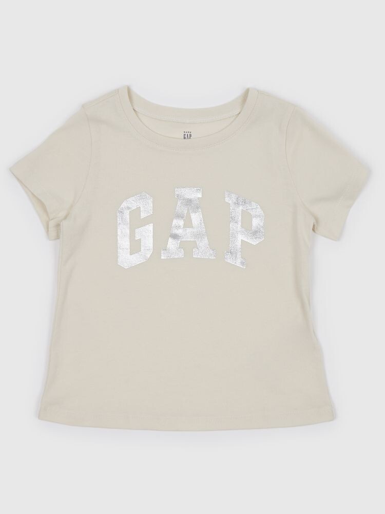 

Футболка с логотипом Gap, бежевый
