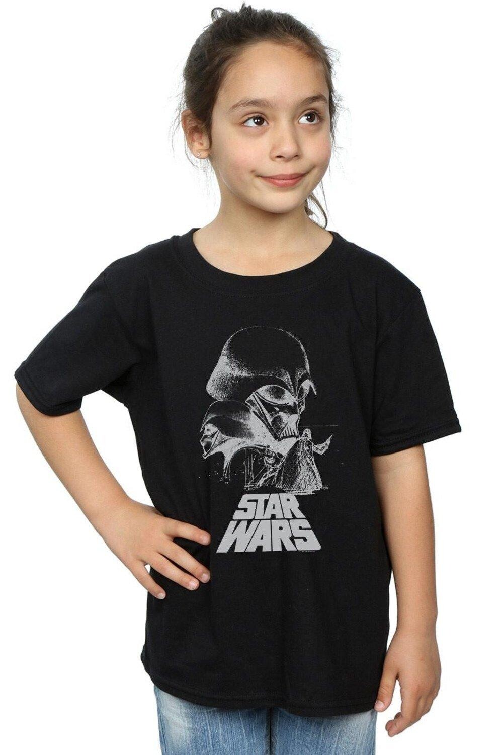

Хлопковая футболка с эскизом Дарта Вейдера Star Wars, черный