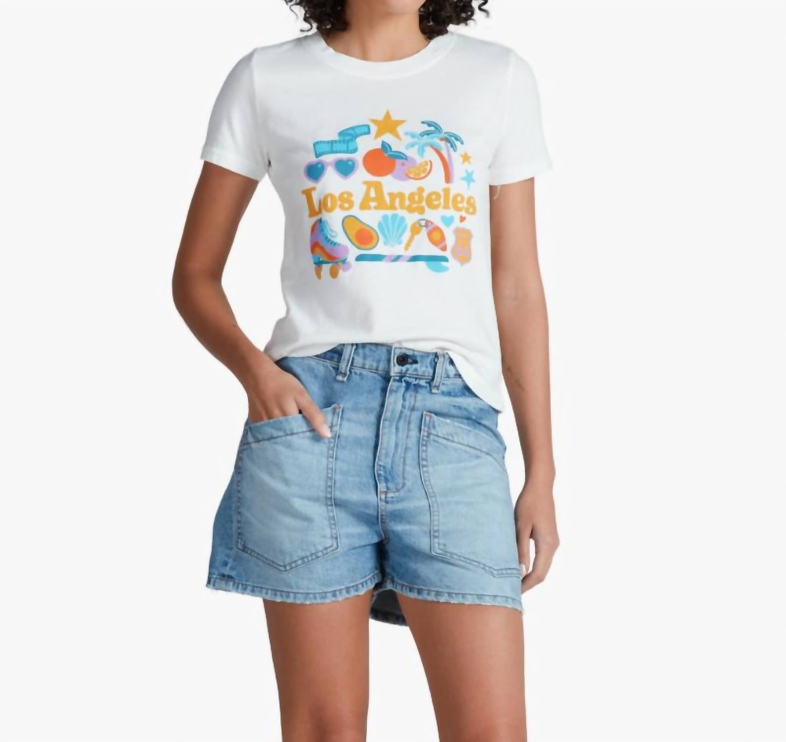 

Классическая футболка с принтом в Лос-Анджелесе ASKK NY, los angeles