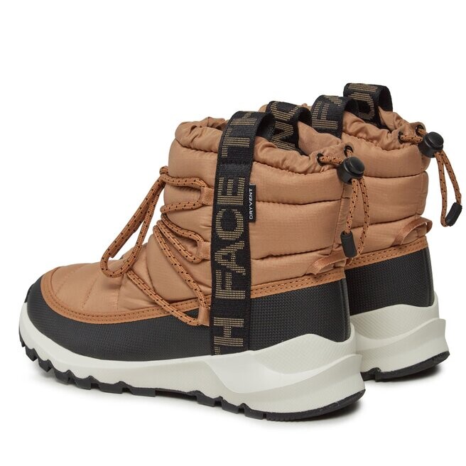 Женские полусапоги The North Face WThermoball стеганые комбинированные, коричневый — фото 3