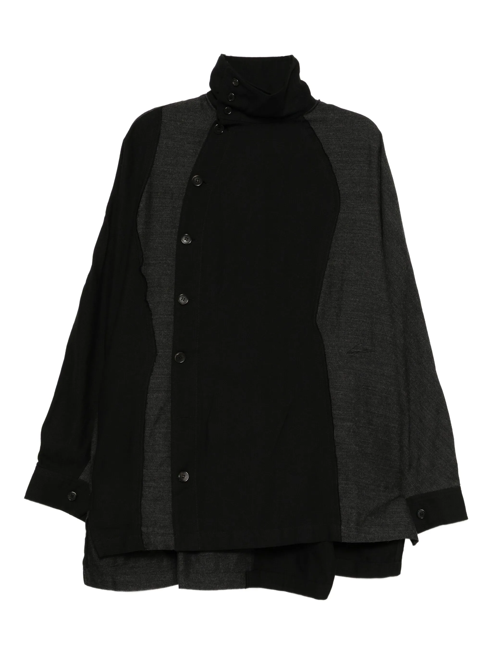 

Рубашка в технике пэчворк Songzio, черный