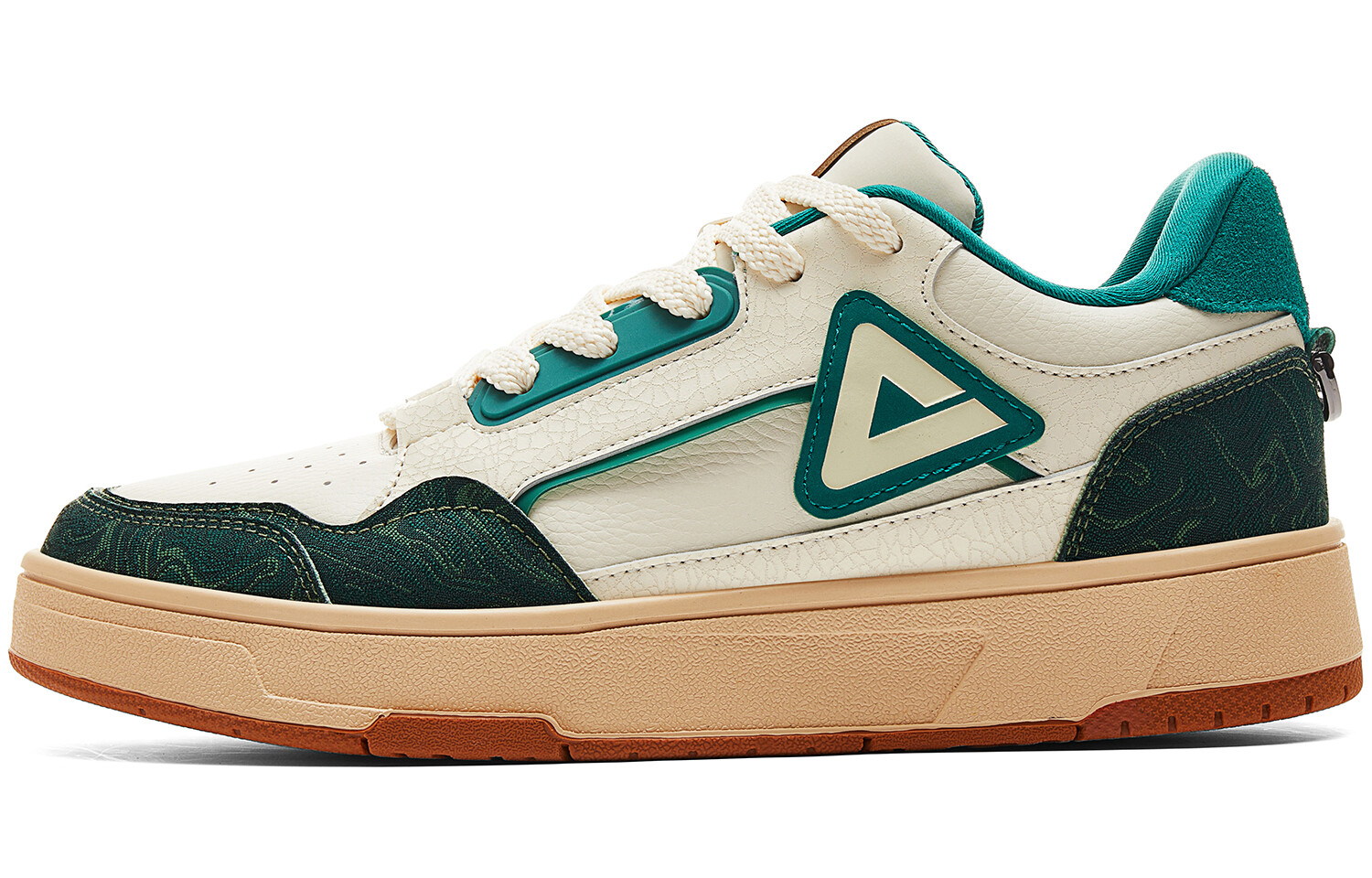 

Кроссовки PEAK Skateboarding Shoes Men Low-top Light Khaki/iron Gray Green, хаки