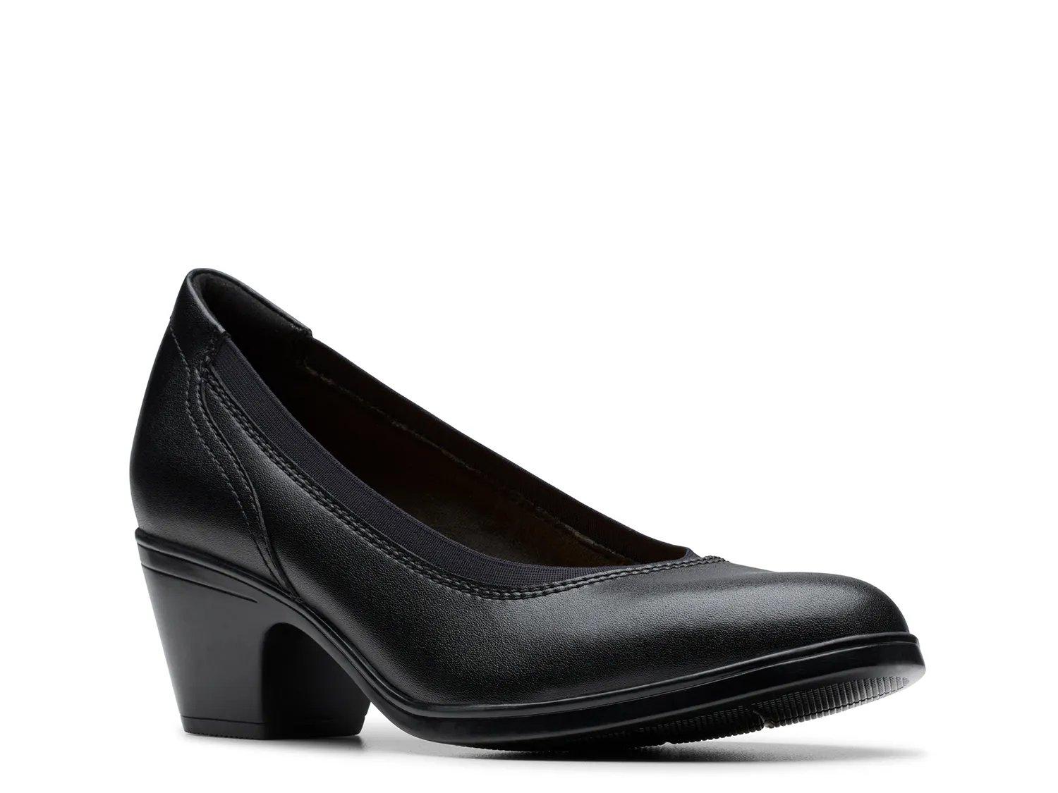 Туфли Clarks Emily Edyth Pump, Black Leather