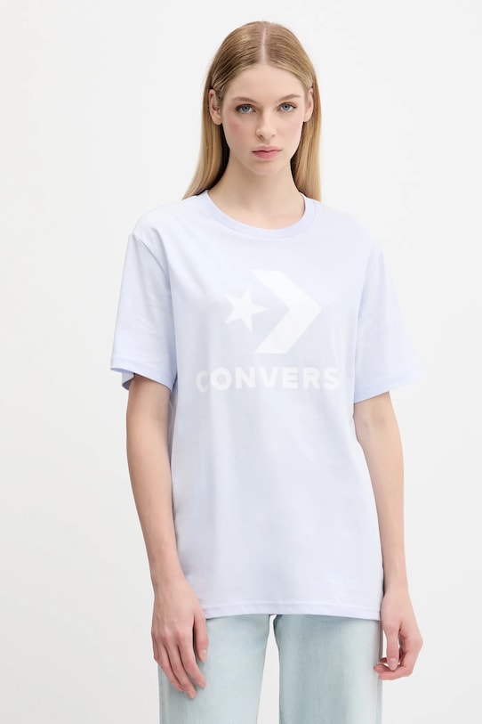 

Хлопковая футболка Converse, синий