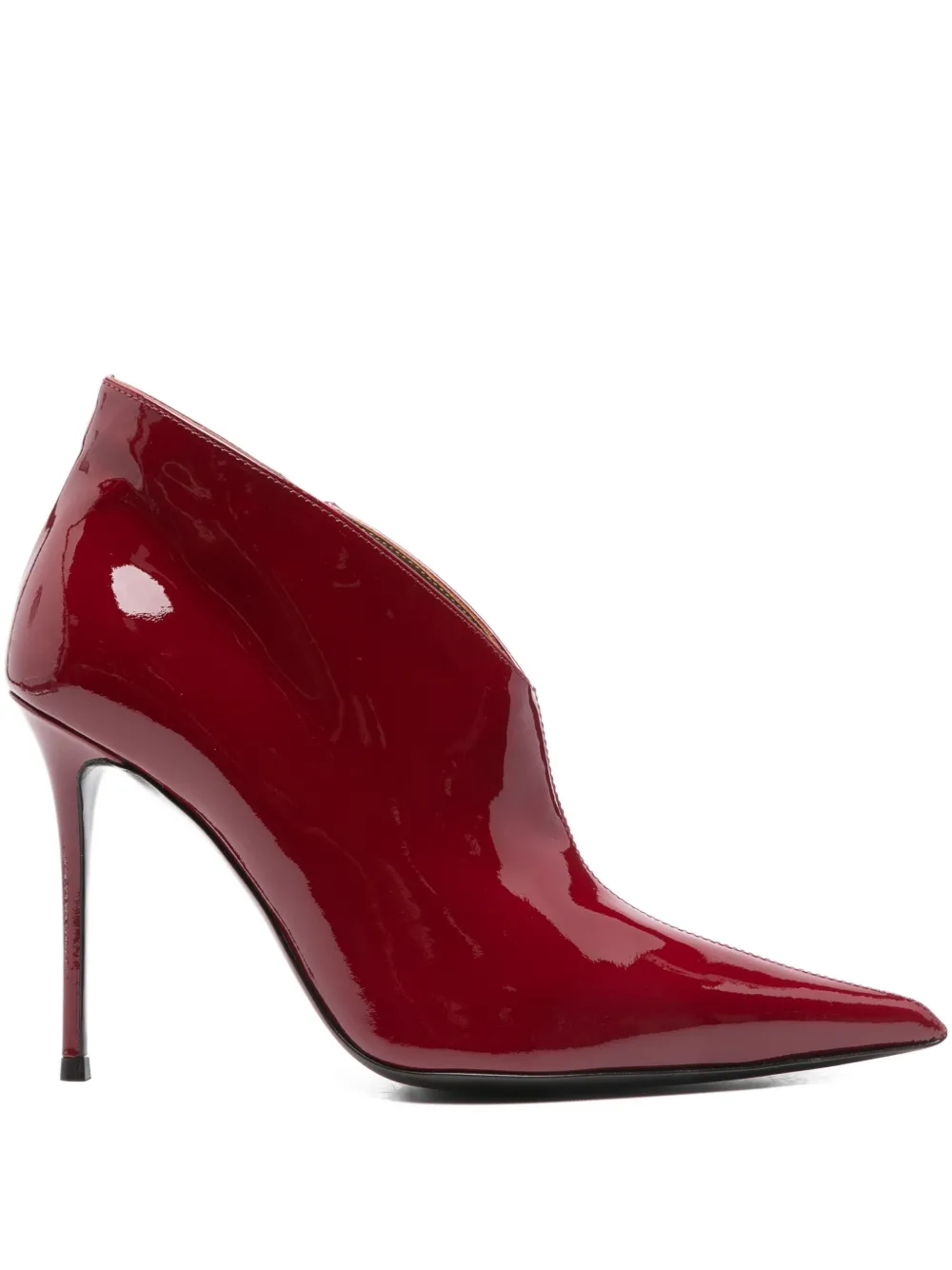 Ботильоны Cluedo 105 с заостренным носком Giuseppe Zanotti, красный