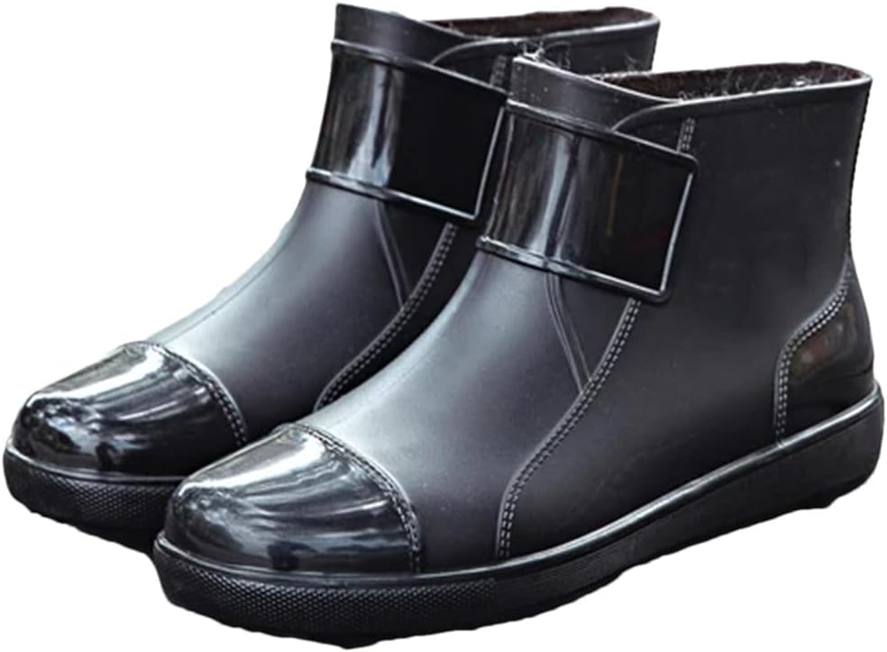 

Мужские и женские резиновые сапоги Wjnvfioo, противоскользящие, короткие, для активного отдыха и рыбалки, водонепроницаемые, 44 No Cotton