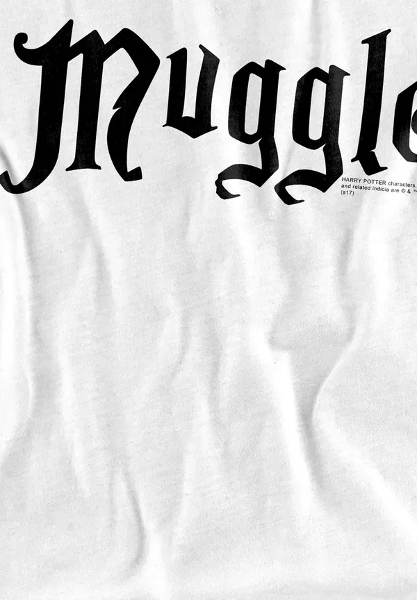 Футболка Harry Potter Muggle Print T-shirt Cotton Soul, белый — фото 3